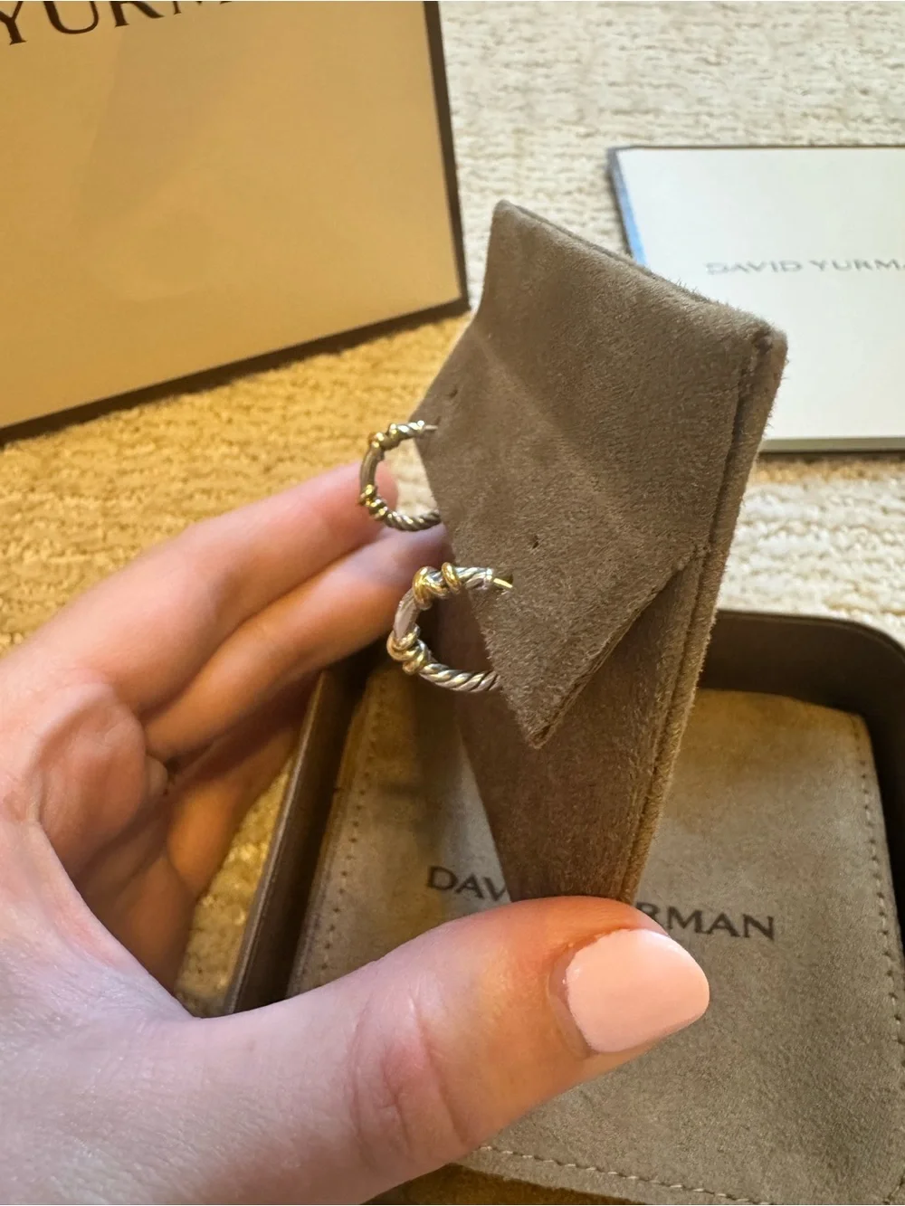 David Yurman Petite Helena Wrap Hoop Earrings